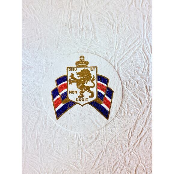 Vtg Bridge Score Pad MCM 1950s Henriette British War Relief Society Contract - Picture 2 of 9